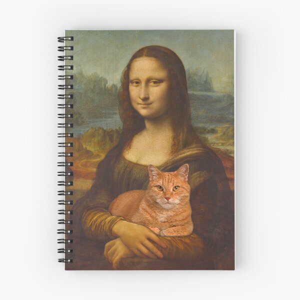 Item preview, Mona Lisa with her Cat designed and sold by nuila.