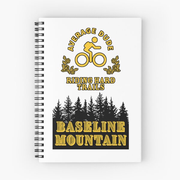 Item preview, Average dude riding hard trails - Baseline Mountain Edition - Brim Narrow Font designed and sold by Average Dude Riding Hard Trails.