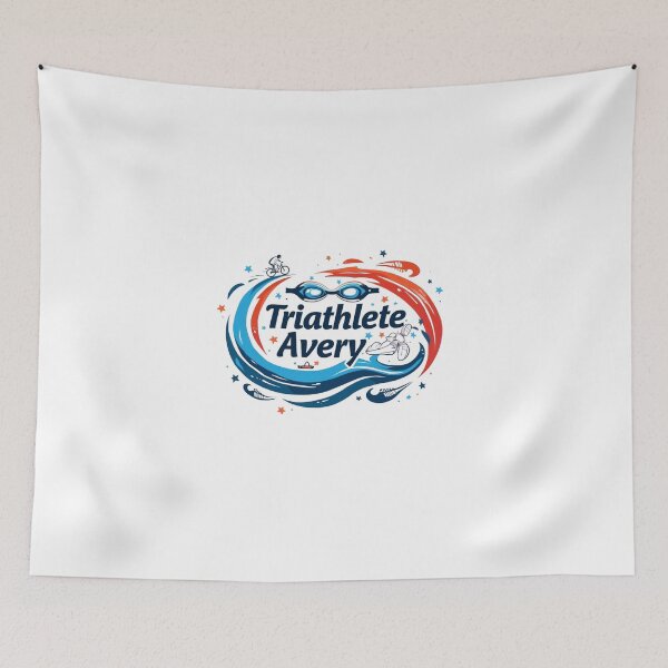 Item preview, Dynamic Triathlete Avery - Swim, Bike, Run designed and sold by Triathlongram.