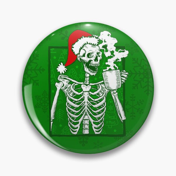 Artikelvorschau, gothic weihnachten schädel kaffee skelett entworfen und verkauft von Gossip Rag.