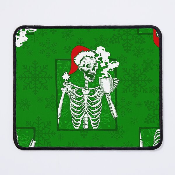 Item preview, goth christmas skull coffee skeleton designed and sold by Gossip Rag.