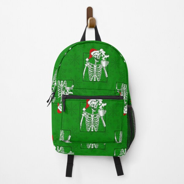 Item preview, goth christmas skull coffee skeleton designed and sold by Gossip Rag.