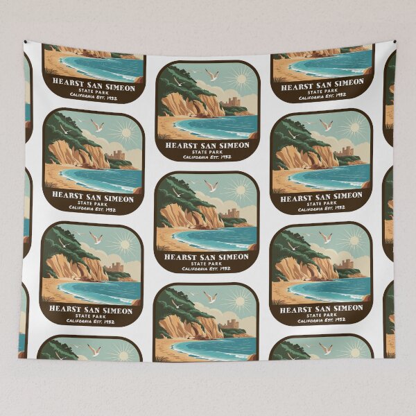 Item preview, Vintage Hearst San Simeon State Park (California State Park) designed and sold by RabbitK.