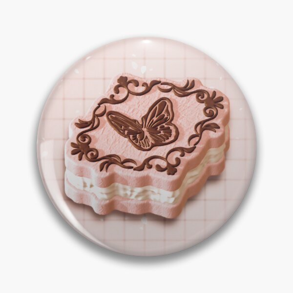 Item preview, Label Butterfly Biscuit 3d Rendering style designed and sold by 3dArtistCandy.