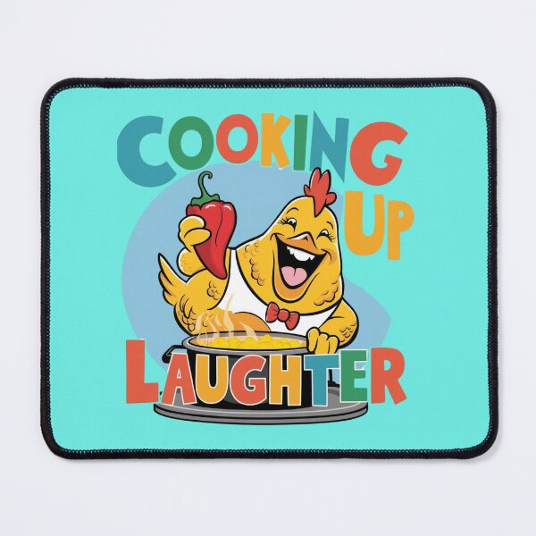 Item preview, COOKING UP LAUGHTER T-SHIRT, chicken t-shirt brings a dash of humor designed and sold by NinaCreator.