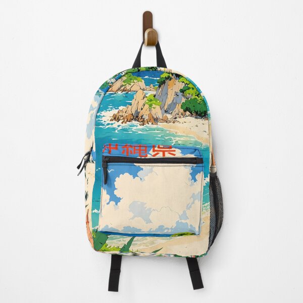 Item preview, Okinawa Japan Retro Anime Girl 80s Vintage Travel designed and sold by Retro-Anime9.