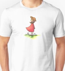 Girl with a hat Unisex T-Shirt