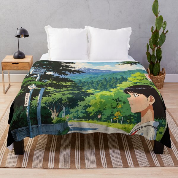 Item preview, Nara Japan Retro Anime Girl 80s Vintage Travel designed and sold by Retro-Anime9.