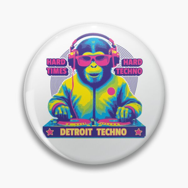 Item preview, DJ Monkey - Hard Times Hard Techno - Detroit Techno designed and sold by Urban-Alien.