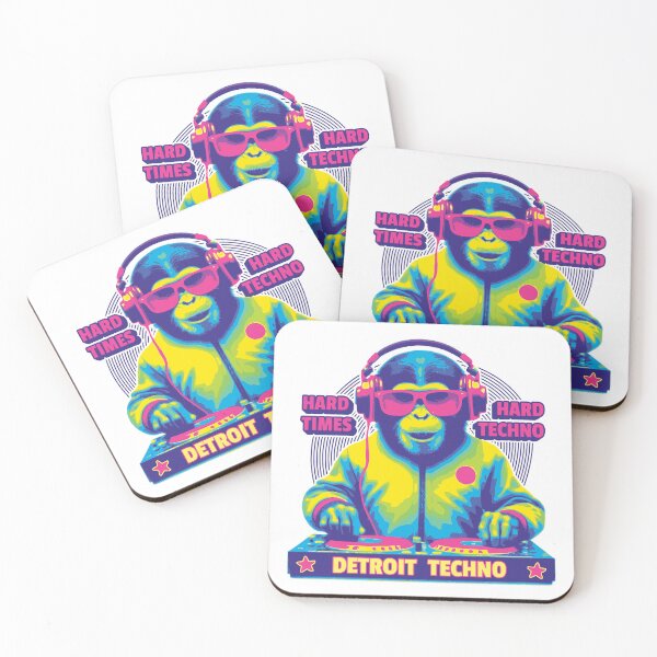 Item preview, DJ Monkey - Hard Times Hard Techno - Detroit Techno designed and sold by Urban-Alien.