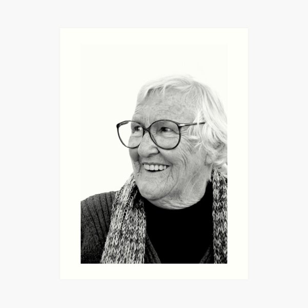 Portraits: My Grandmother, the Bega Cheese lady Art Print