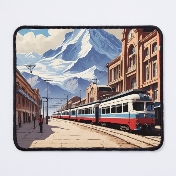 Item preview, Estacion Central Chile Retro Vintage Poster Tourism designed and sold by TravelersGems.