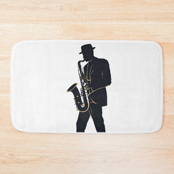 Item preview, Saxophonist Playing Retro 90s Music designed and sold by Jasava Shop.