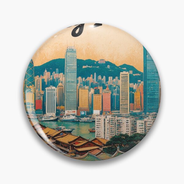 Item preview, Greetings from Hong Kong China Vintage Travel Retro Postcard Design designed and sold by TravelPostcardGems.