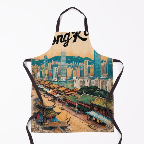 Item preview, Greetings from Hong Kong China Vintage Travel Retro Postcard Design designed and sold by TravelPostcardGems.