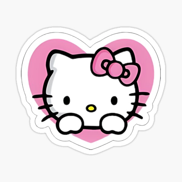 Item preview, Pink Hello Kitty Heart Design designed and sold by iloveyourcupid.