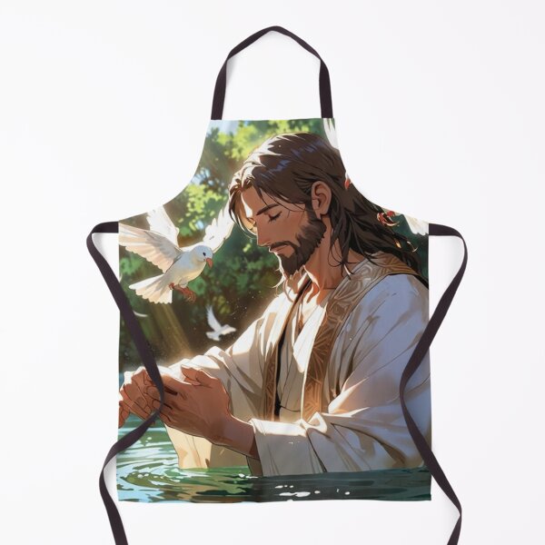 Item preview, Jesus Baptism Dove Holy Spirit Jordan River Mathew 3:13 designed and sold by tshirtart2024.
