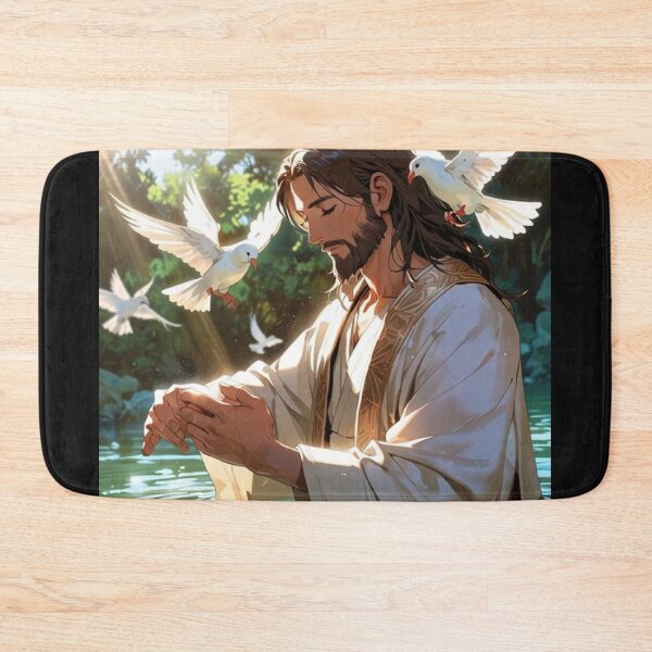 Item preview, Jesus Baptism Dove Holy Spirit Jordan River Mathew 3:13 designed and sold by tshirtart2024.