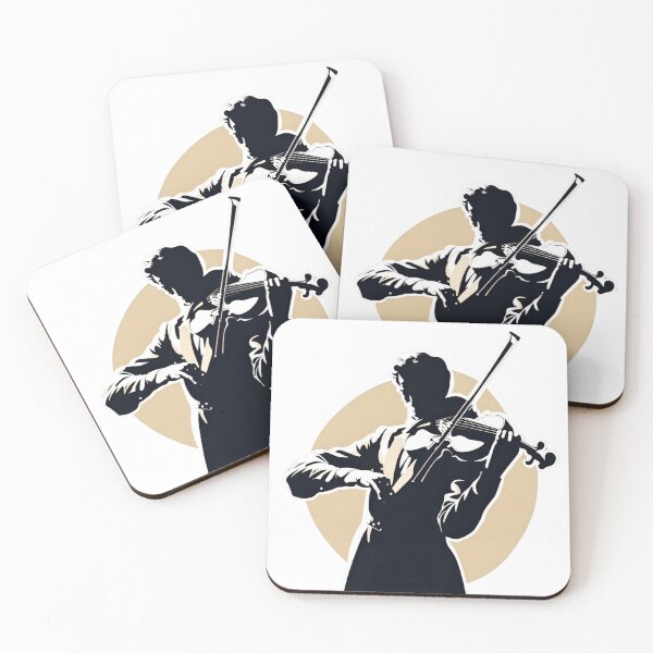 Item preview, Violinist Playing Retro 90s Music designed and sold by Jasava Shop.