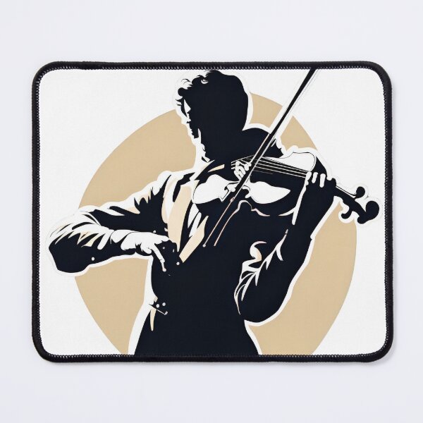 Item preview, Violinist Playing Retro 90s Music designed and sold by Jasava Shop.