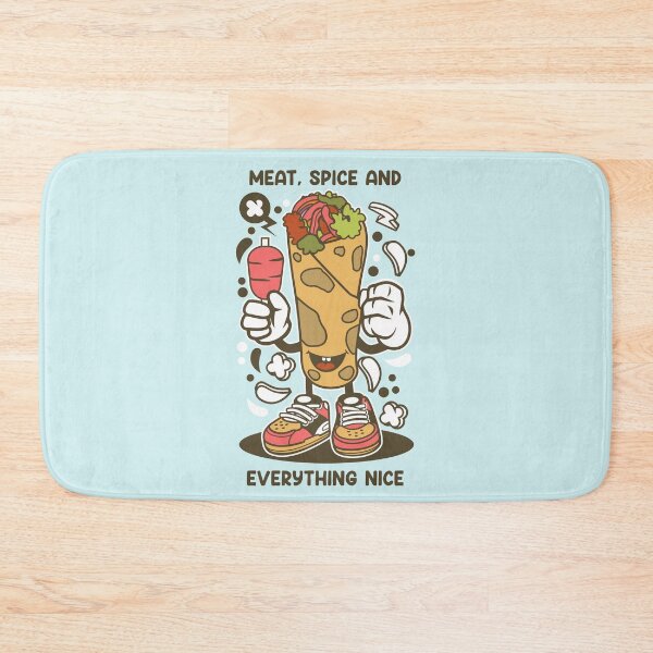 Item preview, Cartoon Shawarma Character designed and sold by Fanverse Merchandise.