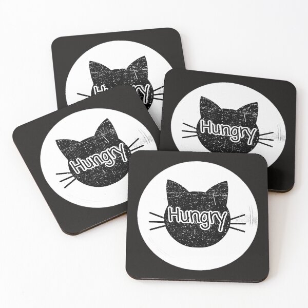Item preview, Black and White Hungry cat designed and sold by AzamiThai.