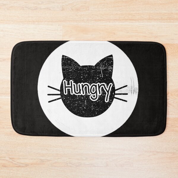 Item preview, Black and White Hungry cat designed and sold by AzamiThai.