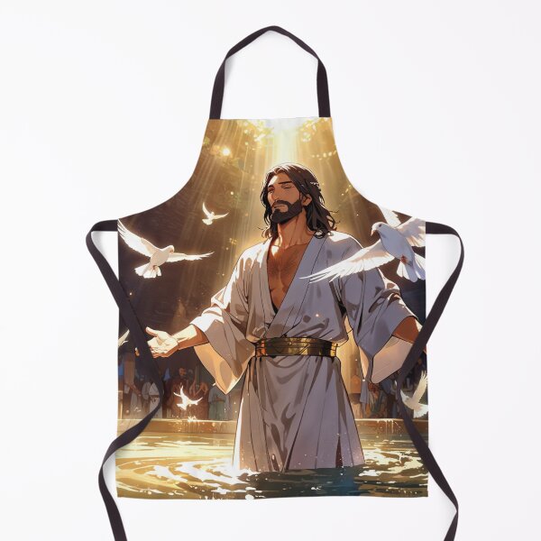 Item preview, Jesus Baptized Baptism Team dove Holy Spirit Jordan River Matthew 3:13 designed and sold by tshirtart2024.
