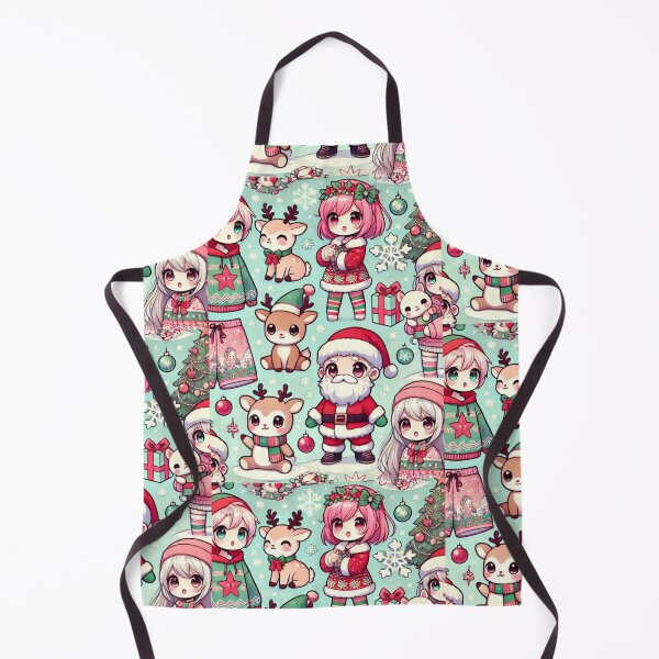 Item preview, Anime Christmas Pattern – Festive and Fun Holiday Design designed and sold by Lovingart222.