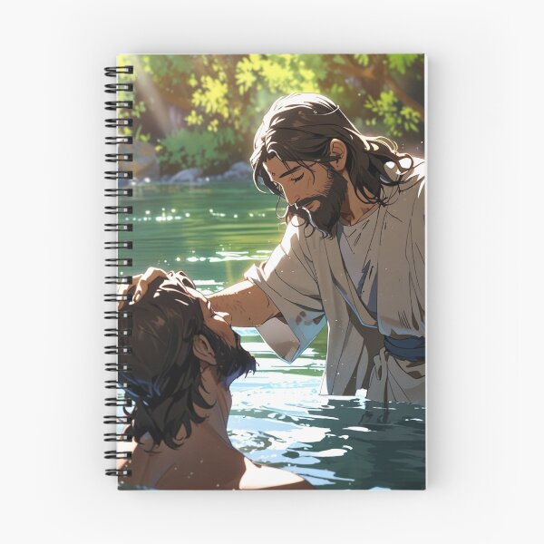 Item preview, Jesus, Baptized, Baptism, Team, dove, Holy Spirit, Jordan River, Matthew 3:13, designed and sold by tshirtart2024.