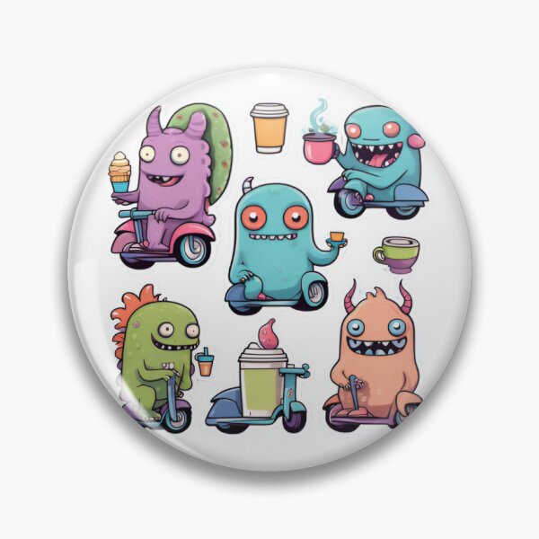 Item preview, Friendly urban monsters designed and sold by TrendzSlayer.