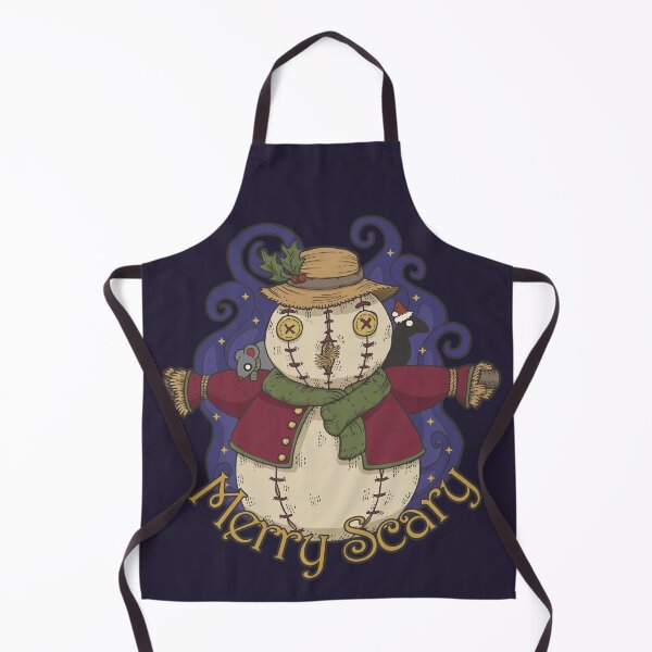 Item preview, Ominous Scarecrow Snowman Christmas Nightmare designed and sold by Murmur Ink Crow.