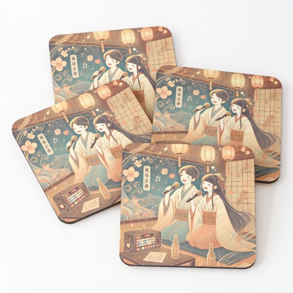 Item preview, A Classic Duet, Japanese-Style: Kimonos & Karaoke designed and sold by unrealartwork.
