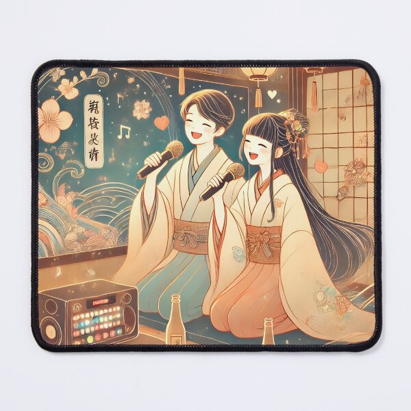 Item preview, A Classic Duet, Japanese-Style: Kimonos & Karaoke designed and sold by unrealartwork.