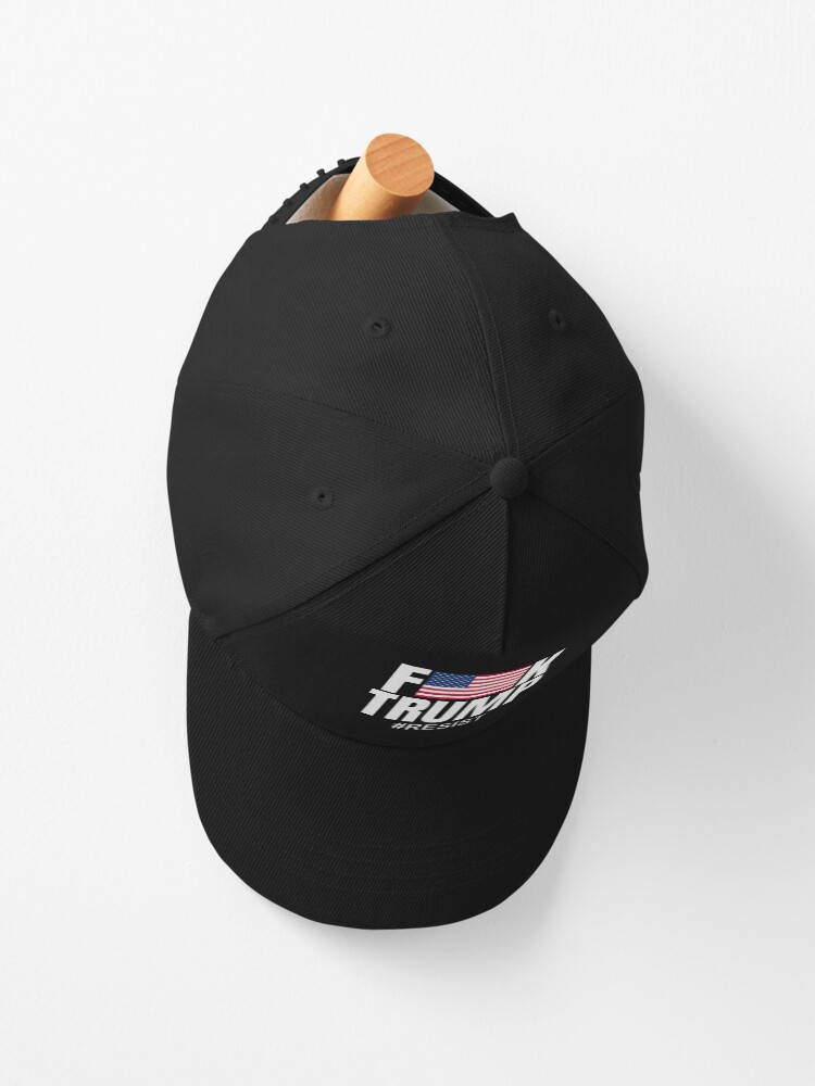 Thumbnail 2 of 7, Cap, Fuck Trump American Flag Shirt Resist designed and sold by dgavisuals.