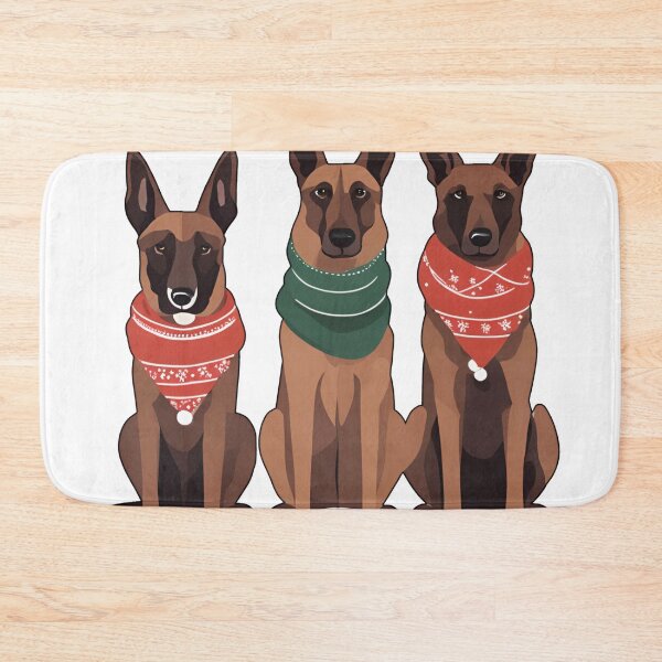 Item preview, Festive Belgian Malinois – Christmas Pattern designed and sold by GoodyPaws.