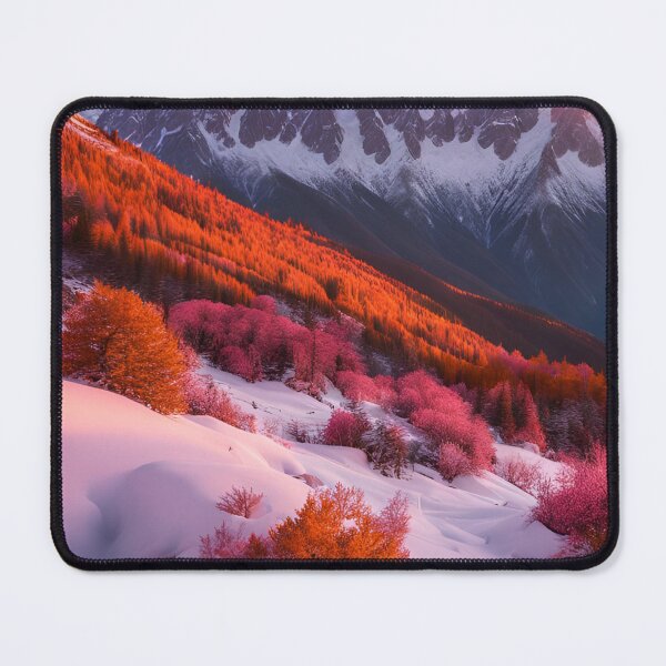 Item preview, Beautiful Snow Capped Mountains Winter Horizon Sunset designed and sold by tshirtart2024.