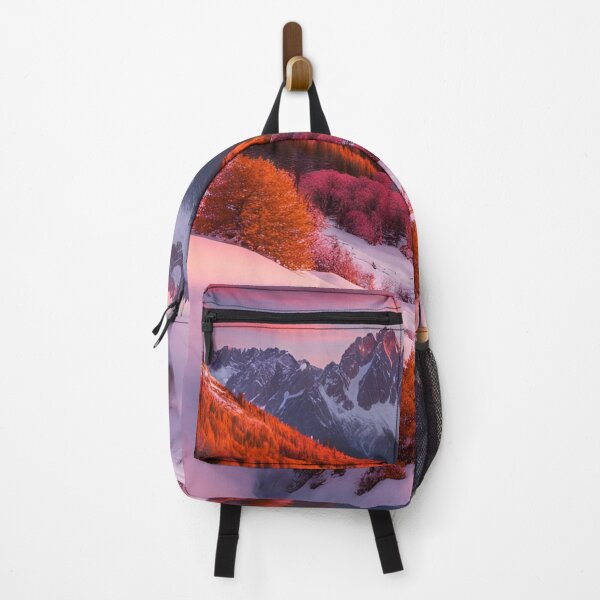 Item preview, Beautiful Snow Capped Mountains Winter Horizon Sunset designed and sold by tshirtart2024.