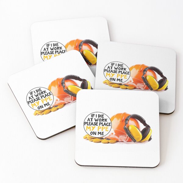 Item preview, Bury me with my PPE; Safety First; designed and sold by StickerApe.