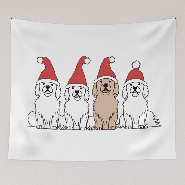 Item preview, Festive Bouvier des Flandres – Christmas Pattern designed and sold by GoodyPaws.