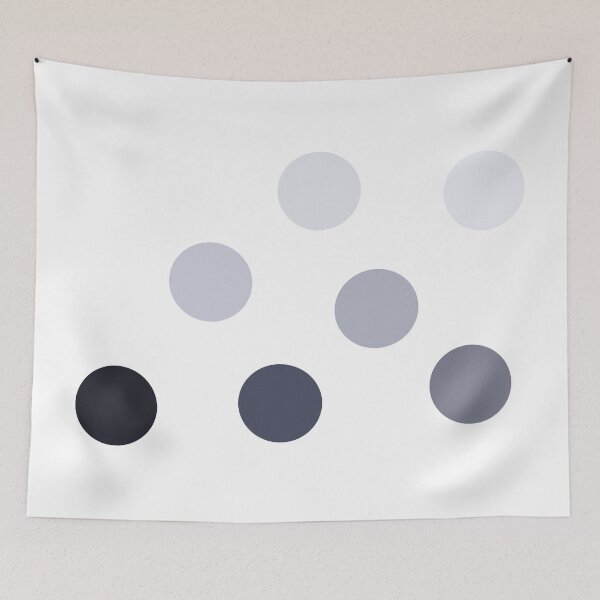 Item preview, Lucky Seven Dots, Unique designed and sold by villacreativa.
