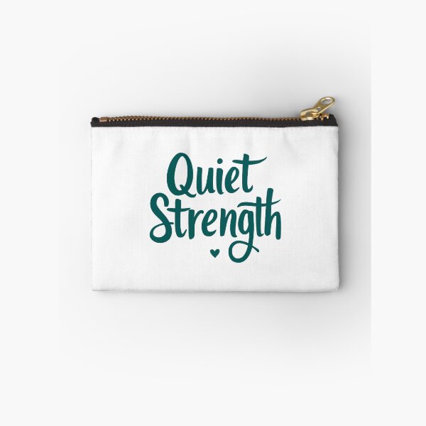 Item preview, Quiet Strength Empowerment Quote designed and sold by ThreeftlyPicks.