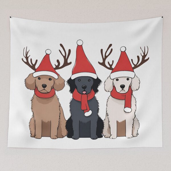 Item preview, Festive Puli – Christmas Pattern designed and sold by GoodyPaws.