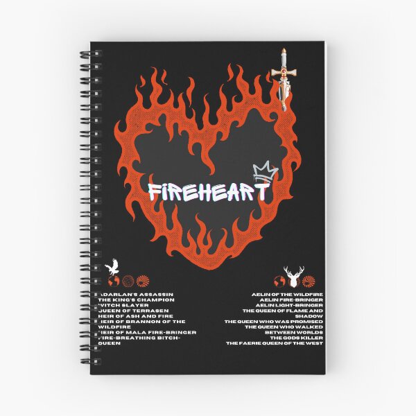 Item preview, Fireheart - Titles List designed and sold by CozyCrafts04.