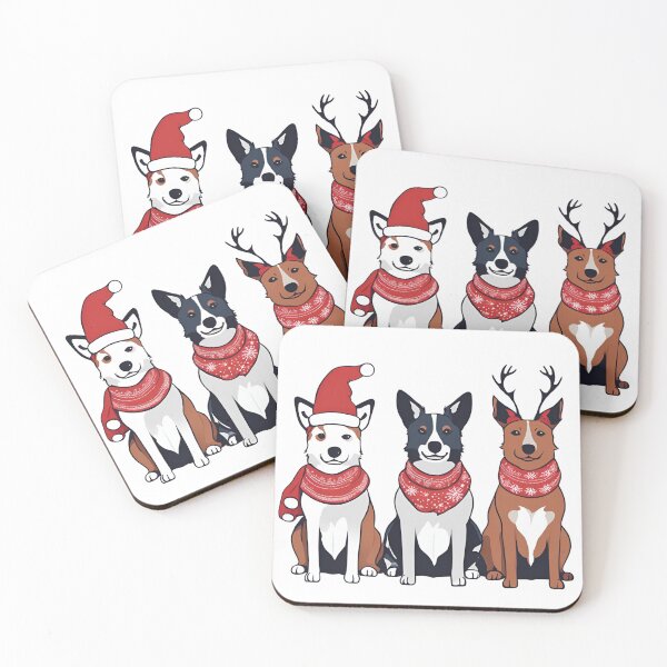 Item preview, Festive Australian Cattle Dog – Christmas Pattern designed and sold by GoodyPaws.