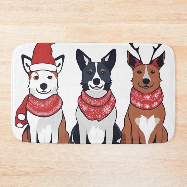 Item preview, Festive Australian Cattle Dog – Christmas Pattern designed and sold by GoodyPaws.