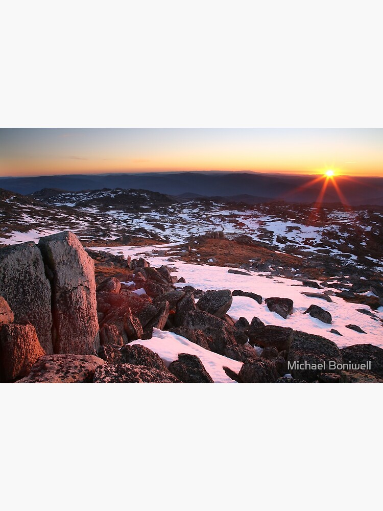 Thumbnail 3 of 3, Art Print, Mt Kosciuszko Summit View, Australia designed and sold by Chockstone.