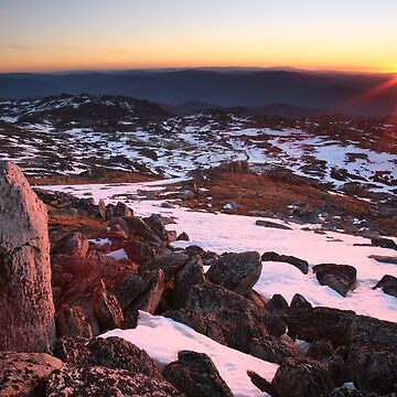 Artwork thumbnail, Mt Kosciuszko Summit View, Australia by Michael Boniwell