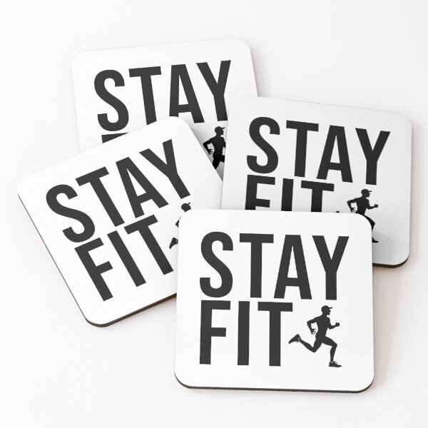 Item preview,  Stay Fit Workout Motivational Quote designed and sold by ThreeftlyPicks.