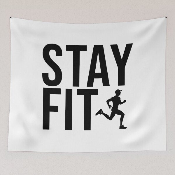Item preview,  Stay Fit Workout Motivational Quote designed and sold by ThreeftlyPicks.